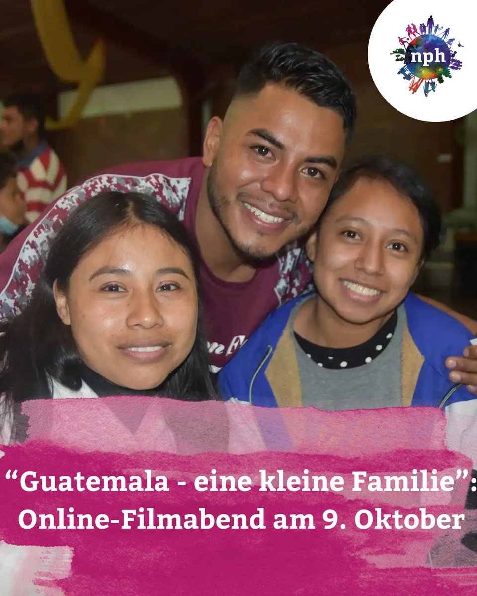 WibuSystems (@wibusystems) on Twitter photo ๐Seit vielen Jahren unterstรผtzen wir die wertvolle Arbeit von nph Kinderhilfe Lateinamerika e.V.
Am 9. Oktober lรคdt nph zu einem Online-Filmabend ein, der Einblicke in das Leben junger Erwachsener aus Guatemala gibt โ und zeigt, wie nachhaltige Hilfe wirken kann.
๐Anmeldung ๐Seit vielen Jahren unterstรผtzen wir die wertvolle Arbeit von nph Kinderhilfe Lateinamerika e.V.
Am 9. Oktober lรคdt nph zu einem Online-Filmabend ein, der Einblicke in das Leben junger Erwachsener aus Guatemala gibt โ und zeigt, wie nachhaltige Hilfe wirken kann.
๐Anmeldung