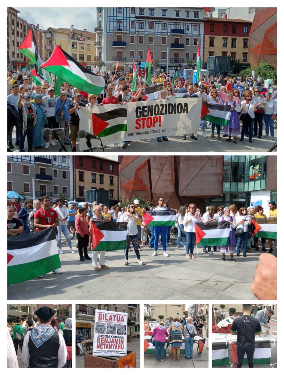 🇵🇸 𝗜𝗧𝗭𝗨𝗕𝗔𝗟𝗧𝗭𝗘𝗧𝗔-𝗥𝗢𝗠𝗢 
Hilabeteko lehen igandeko kontzentrazioaren irudiak.
#KeepTalkingAboutPalestine 
#palestinaaskatu