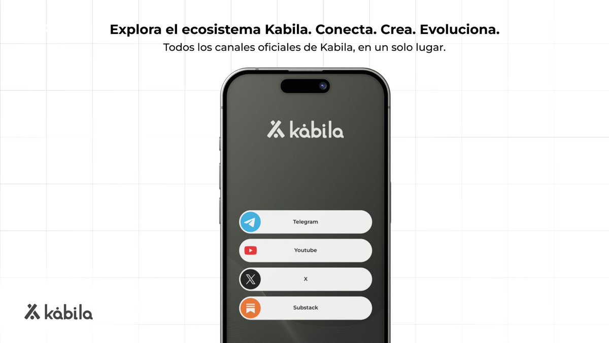 🌐 ¡Descubre todo el ecosistema Kábila en un solo lugar!

Conecta. Crea. Evoluciona.

Todas nuestras dApps:
📱 Wallet - Tu cartera descentralizada
🛒 Market - Explora y comercia colecciones digitales
🛠️ Tools - Herramientas para crear tu comunidad 
🏛️ Plazas - Espacios exclusivos
