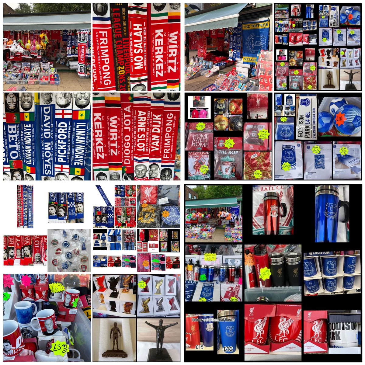 Good morning ☕️hope everyone has a good day 👍 lots of new stock on stall today in <a href="/Huytonvilcentre/">HuytonVillageCentre</a> thanks for your support 😊 <a href="/BLUENOSEBOB1878/">Blue Nose Bob 👀</a> <a href="/willo_ian/">Big Uncle Knobhead</a> <a href="/Fitzkop1/">Fitzkop</a> <a href="/spiderwalshy/">Shaun (🕷The Spider🕷) Walsh 💜💜</a> <a href="/pbucko62/">Peter Buxton</a> <a href="/LADancer2/">Lisa Ashworth</a> <a href="/LettySpoghetti/">Letty 🌹🌺🌷🪻🌻</a> <a href="/stekellyefc/">Ste Kelly</a> <a href="/AllenWeso6/">Weso</a> <a href="/angiesliverpool/">Angies Liverpool</a>