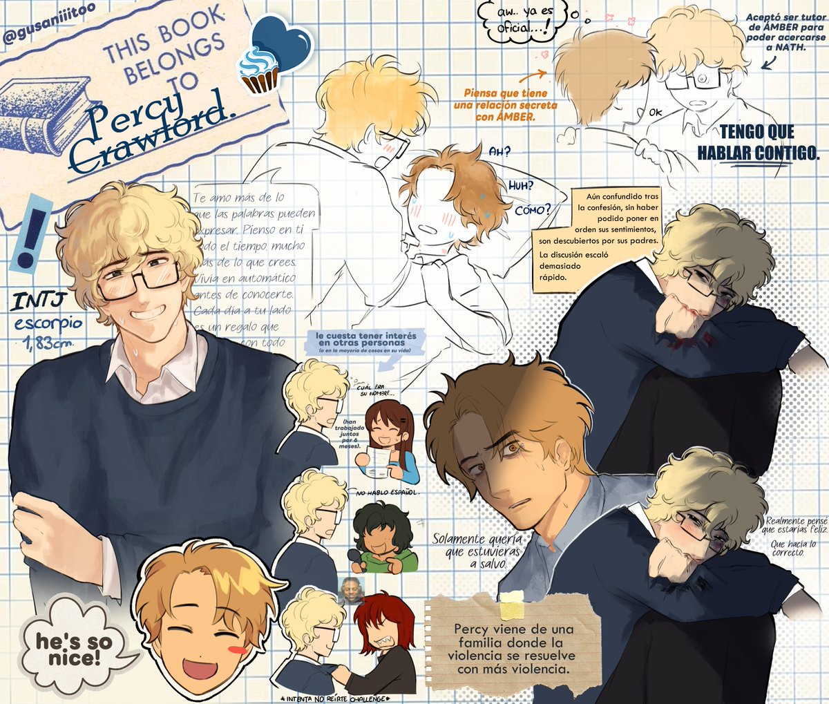 oc ruta nath: percy crawford 💙 (pt. 1)