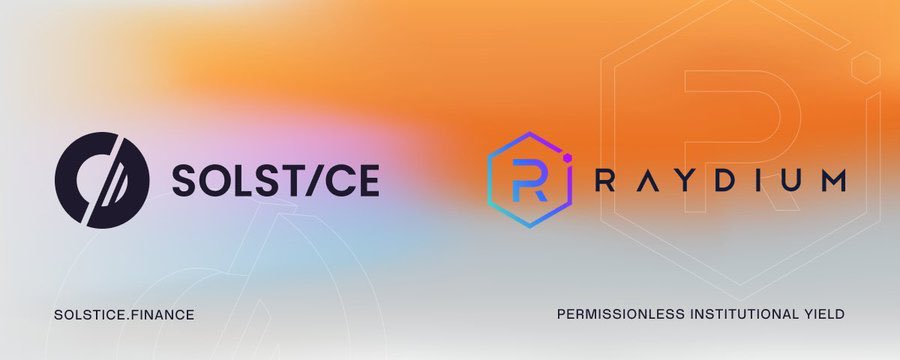 The new era of composable DeFi on Solana is <a href="/solsticefi/">Solstice</a> and Raydium

This partnership is bringing 10x multipliers to users $USX and YieldVault positions. Users earn base APY, DEX fees, and Flares.

The collab bridges massive Raydium liquidity with Delta-neutral Solstice yield, a