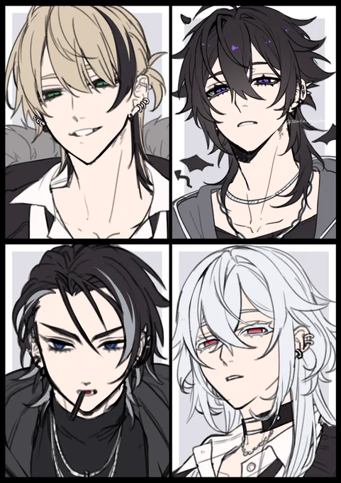 キャラ設定まとめ😈👼🦇🐺 