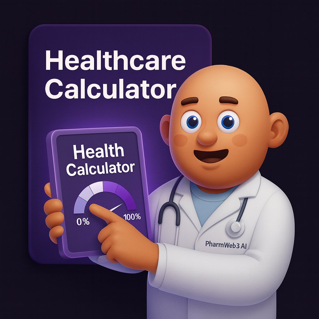 I have built a Health Calculator into #PharmWeb3 AI. This is just the beginning of my new &amp; unique invention, cause it can do a lot than you actually think. No LLM API, no prescriptions, not a medical device, just a tool that could help you improve your health lifestyle. #JENNIE