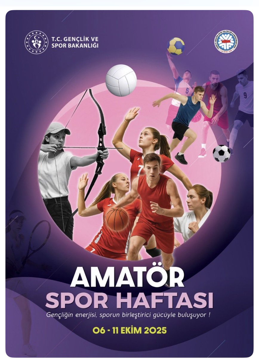 “Gençliğin enerjisi sporun birleştirici gücüyle buluşuyor !”
<a href="/gencliksporbak/">Gençlik ve Spor Bakanlığı 🇹🇷</a> ile <a href="/taskk_1980/">Türkiye Amatör Spor Kulüpleri Konfederasyonu🇹🇷</a> işbirliğinde gerçekleştirilen “Amatör Spor Haftası” 81 ilde ASKF ve GSİM  ile birlikte spor etkinlikleriyle kutlanıyor #AmatörSporHaftası <a href="/GSBsporgm/">Spor Hizmetleri Genel Müdürlüğü</a>
<a href="/valiozanbalci75/">Ozan Balcı</a>