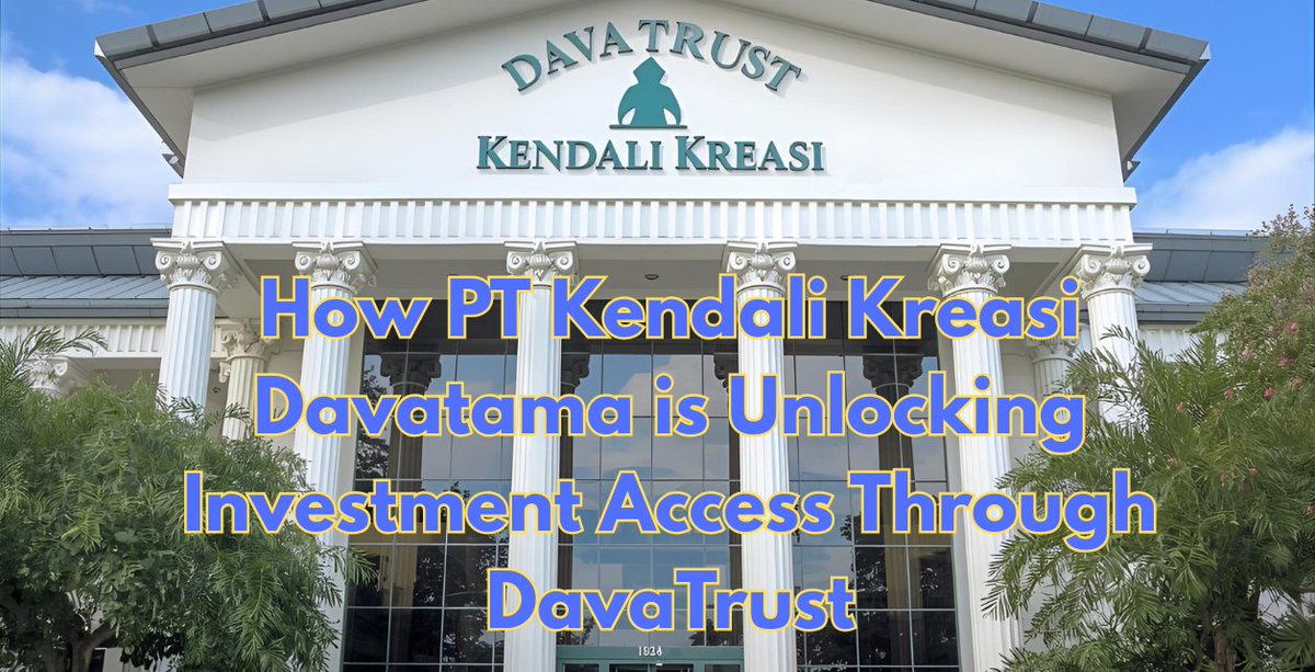 DaVaTRUST's tweet image. Breaking down walls in finance. 🧱➡️💥

PT Kendali Kreasi Davatama&apos;s DavaTrust is your key to accessible investing.

Secure. Simple. For everyone.

Unlock the details: dvt.co.id/how-pt-kendali…

#Fintech #DavaTrust #Investing