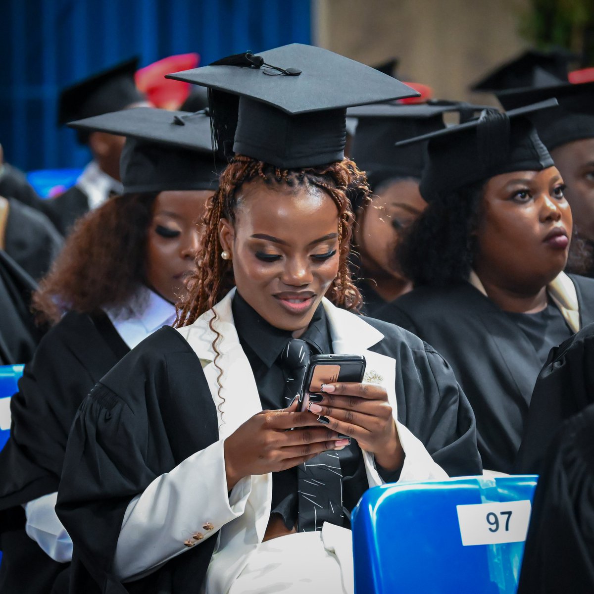 Official_TUT's tweet photo. Hey TUT Fam! 

Spring has burst into full bloom at TUT! Today, we ignite the magic of our 2025 Spring Graduation season - starting strong at Soshanguve South Campus, where the first trailblazers stride across the stage in cap and gown.

#SpringGraduation #ClassOf2025 https://t.co/8zA4i54YtH
