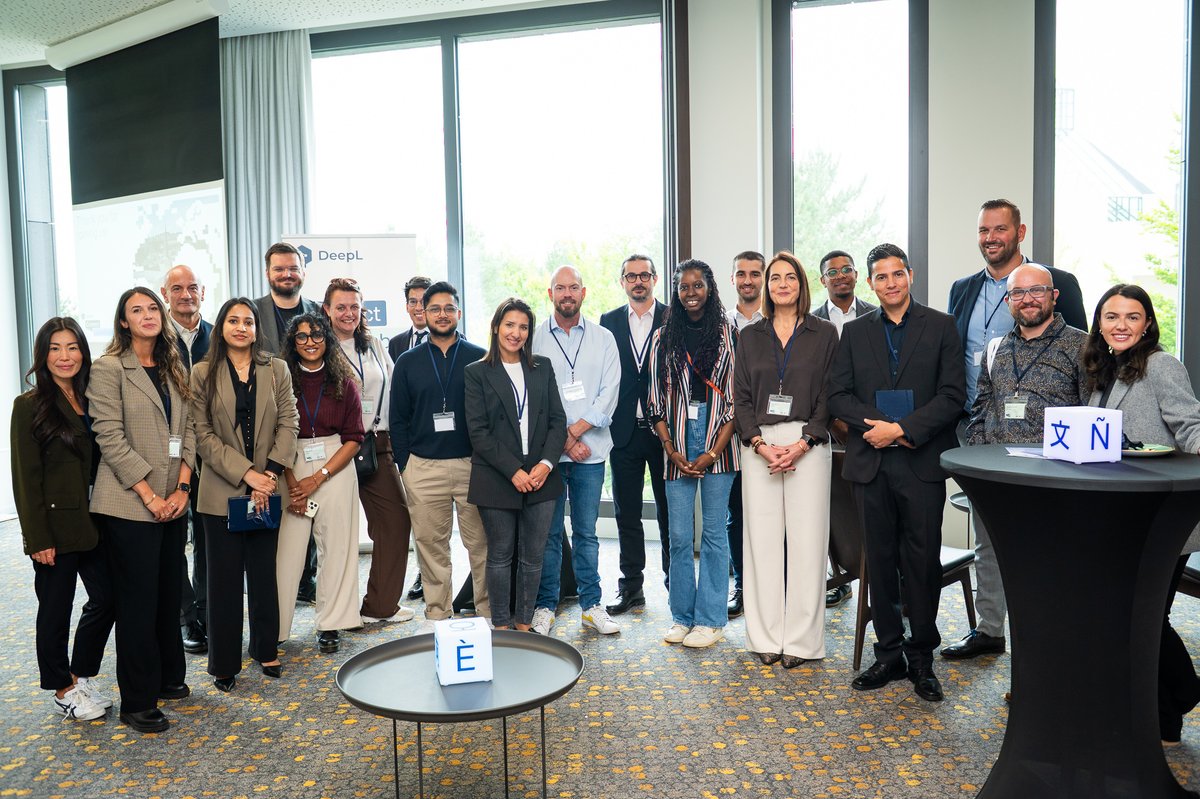 DeepLcom's tweet image. Innovative thinking on AI is definitely alive and well in Luxembourg! 
We really enjoyed the discussions at our DeepL Connect event in partnership with @SoftwareOne last week. Great insights from University of Luxembourg CIO
Cédric Rochet, an opportunity to dive deep into the…