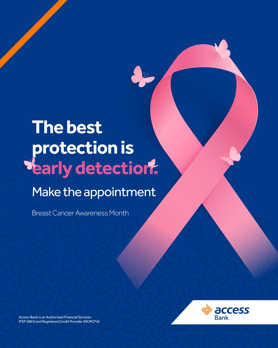 Early detection saves lives. A simple screening can make all the difference.

Find your nearest CANSA Care Centre today and take the step that could save your life: 👉 cansa.org.za/cansa-care-cen…

#BreastCancerAwarenessMonth
#BankOnUs