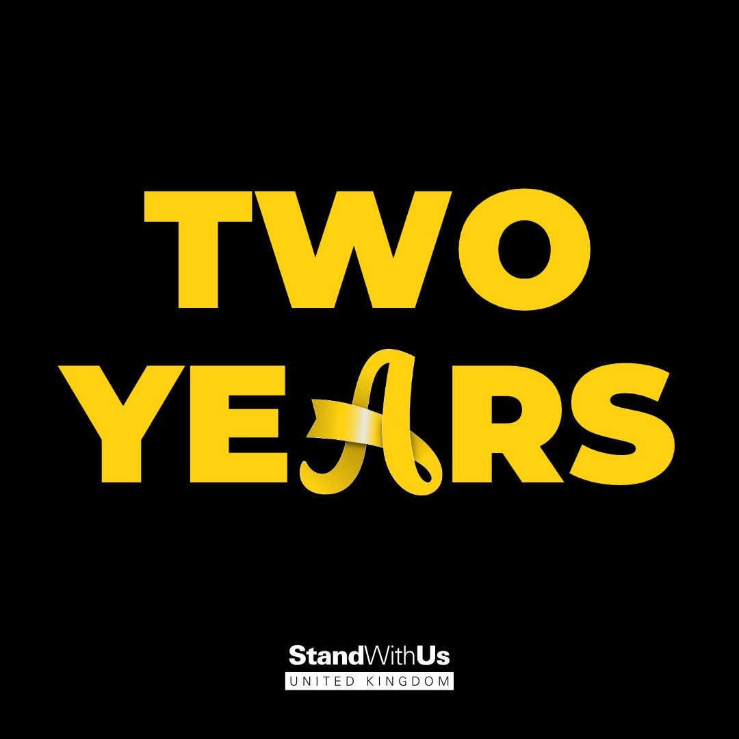 StandWithUsUK (@standwithusuk) on Twitter photo It's been two years since Hamas terrorists brutally murdered and kidnapped our brothers and sisters. The deadliest day for the Jewish people since the Holocaust. 
We will never forget. 🎗️💔 It's been two years since Hamas terrorists brutally murdered and kidnapped our brothers and sisters. The deadliest day for the Jewish people since the Holocaust. 
We will never forget. 🎗️💔