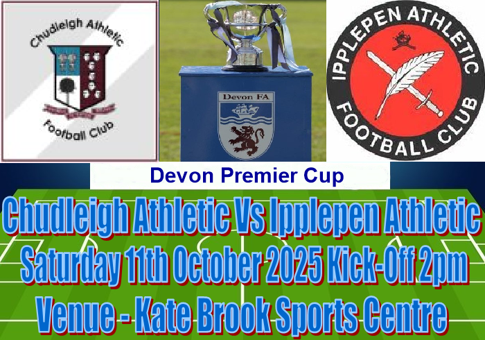 This weeks game will be Chudleigh Athletic V Ipplepen Athletic