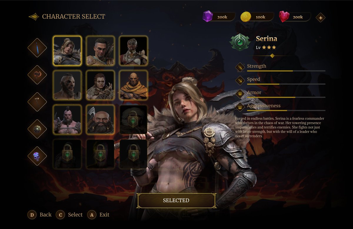 BenOfUXDsgn's tweet photo. For anyone aspiring to break into game UI/UX, start by playing, observing, and then designing with that perspective.
🛣️Character selection screens I recently worked on.
#gameuiux
#gamedesign
#gamedev https://t.co/oePn4P2OEQ