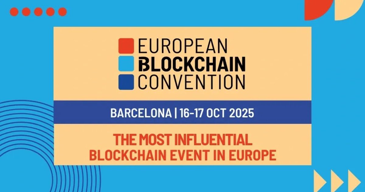 g53715744's tweet photo. Europe’s biggest blockchain event is back!
📅 Oct 16-17 | Barcelona

https://t.co/XOrdhI0LV8

Conducted By
@EBlockchainCon has rapidly emerged as Europe's leading blockchain gathering.

https://t.co/30gZ2wP1QB

#BlockchainEventOrganizer #CoinpediaEvents #BlockchainEvents https://t.co/DsR7TgiztD