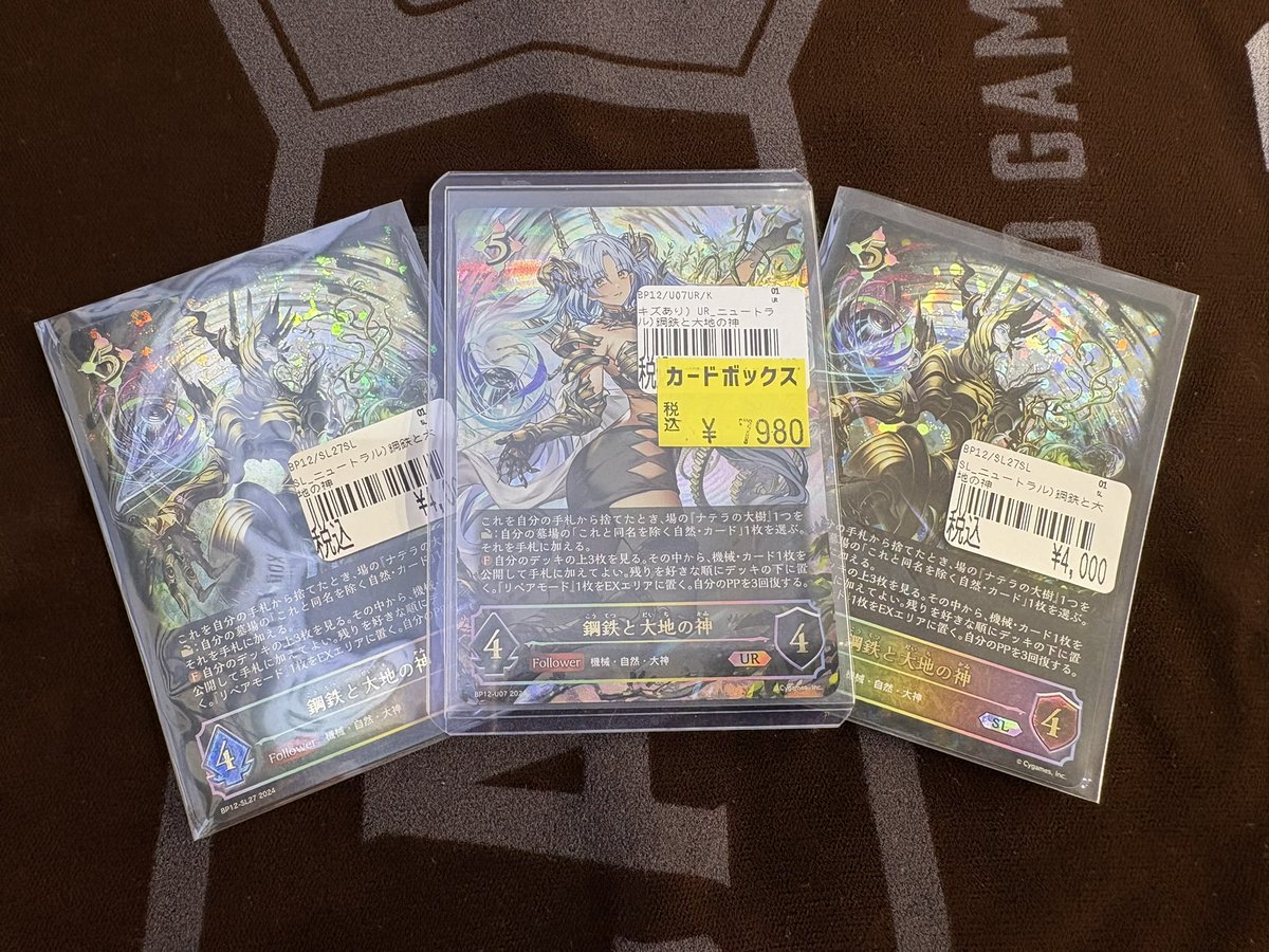 カードボックス日本橋店#シャドウバースエボルヴ#エボルヴ➡鋼鉄と大地