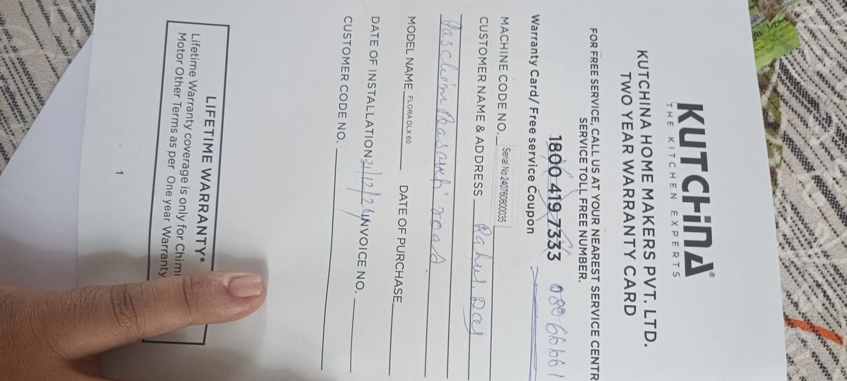 heythisisrahul's tweet photo. @Kutchinaconnect  I am unable to connect to you. Every time I call the customer care number the call gets disconnected after holding for a few minutes. I want to book a servicing. Here is my bill https://t.co/edFuwZlSrB