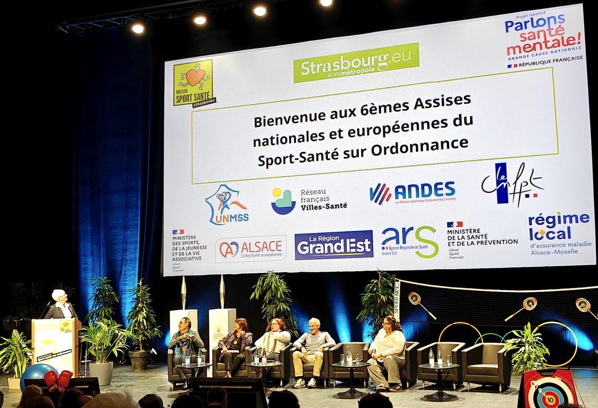 L'ANDES à Strasbourg pour les assises européennes du sport santé. Politiques publiques, financement, innovation, #GCN...
L'occasion de revenir sur des sujets essentiels pour développer le sport santé, à l'aune des élections municipales
<a href="/MalricLine/">Malric Line</a> <a href="/DidierEllart/">DIDIER ELLART</a> <a href="/AlexandreFeltz/">Alexandre Feltz</a>