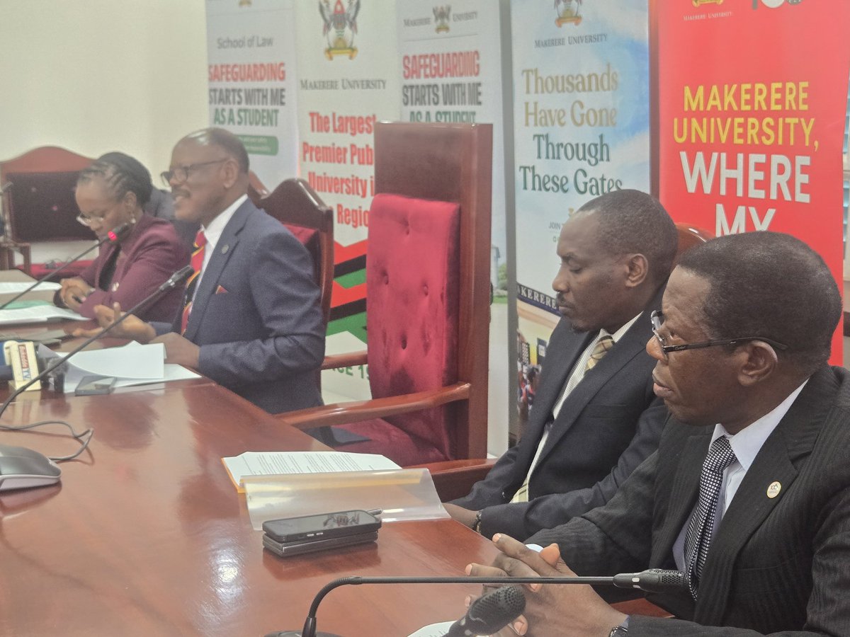 BuyinzaMuk99226's tweet image. Today, we held the Vice-Chancellor&apos;s monthly Media Conference where the VC gave an update on the research, innovations, and academic accomplishments at Makerere Univ.@Makerere