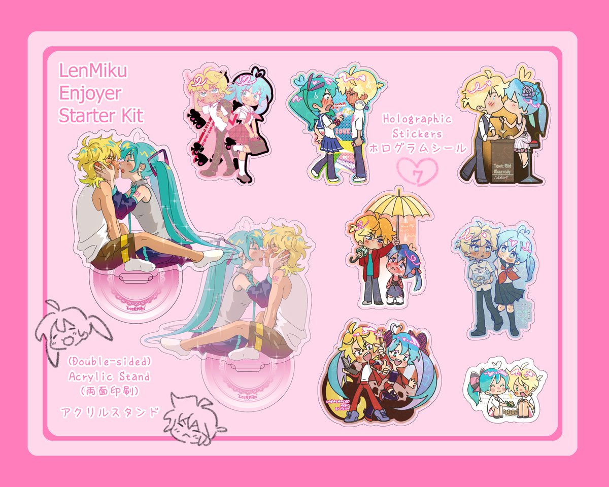 been on that funnybunny grind but lenmiku is forever on GOD !!!!!!
#lenku #vocaloid #鏡音レン #初音ミク #ミクレン
thatpeanutartist.etsy.com/listing/438257…