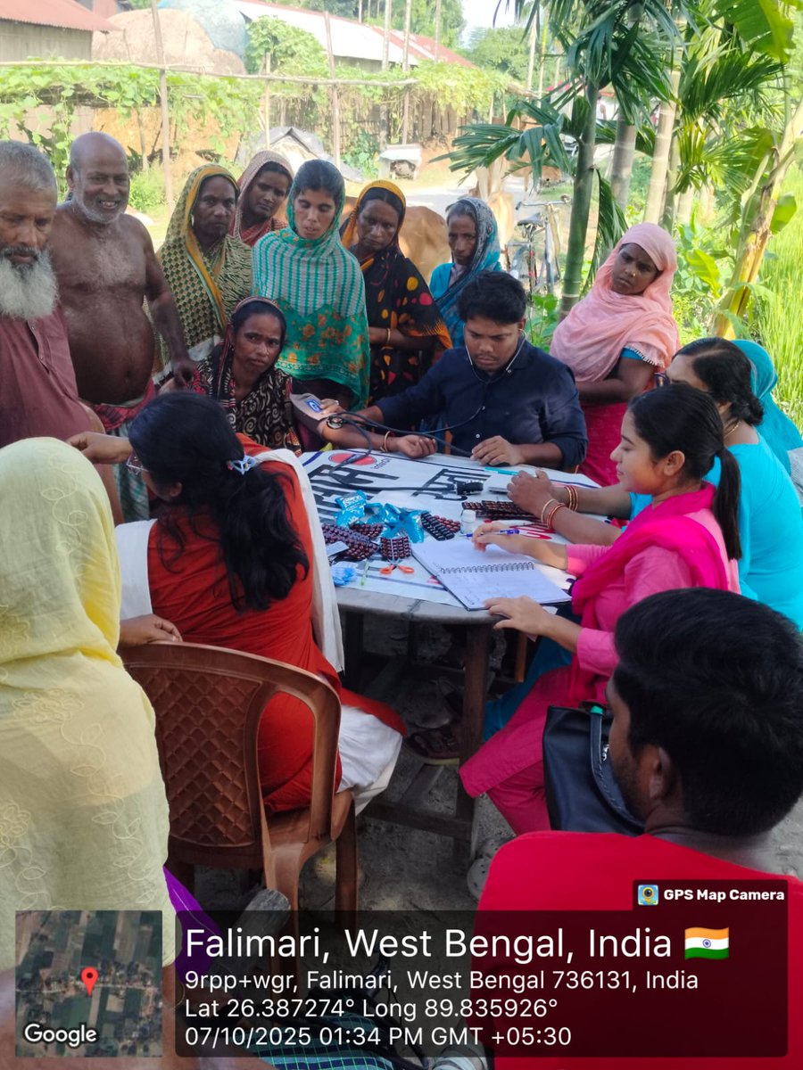 Health check up by BMOH Saheb himself at purba Falimari flood affected area. <a href="/DMCoochbehar/">DM CoochBehar</a> <a href="/sdotufanganj/">SDO Tufanganj</a>