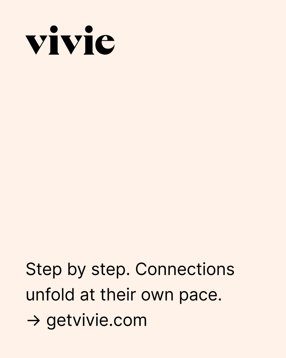 getvivie's tweet photo. Slow paths often lead to the most genuine connections. Let it flow, not rush!

#MadeForRealConnections #getvivie https://t.co/rdBwM3dZzZ