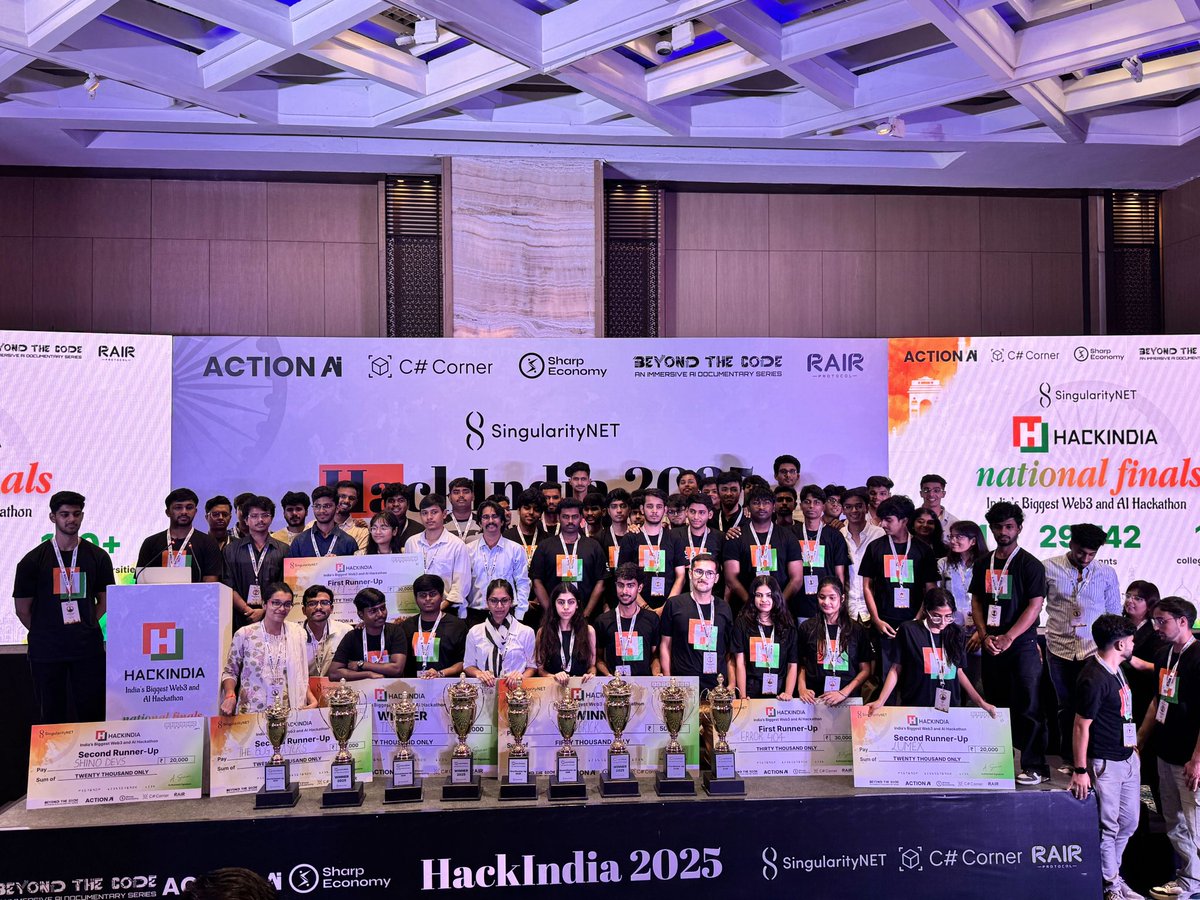 harishchand314's tweet photo. #HackIndia 2025: How India’s Biggest AI & Web3 Hackathon Built the Future of Innovation https://t.co/SrHRqF66Bd by @mcbeniwal via @CsharpCorner #Web3 #Heckathon #AI https://t.co/1CM64LoU3z