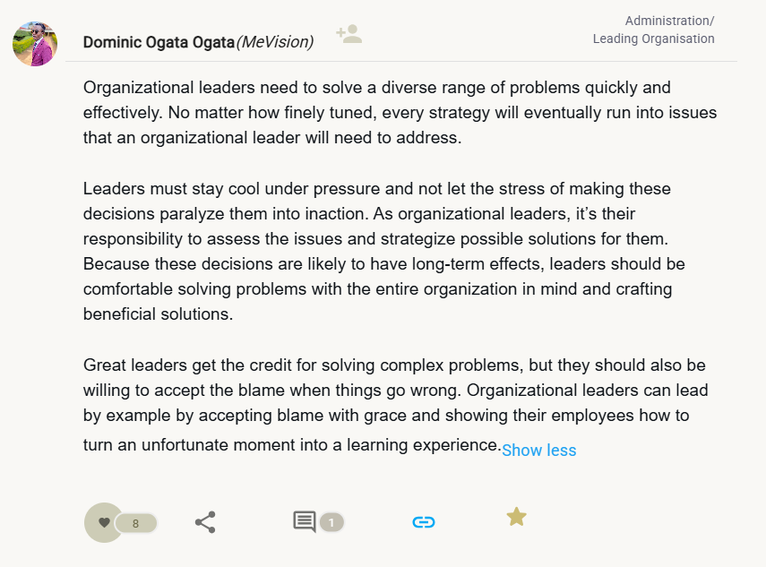 ThinkLead1's tweet image. ✅“Great leaders solve problems—and own mistakes with grace.”
Insightful post by Dominic Ogata via @ThinkLeadApp.
🌐Join us as we rethink leadership: thinklead.app
 
▶️Learn more: youtu.be/yvFvbAXa46o

#Leadership #ThinkLead #ManagementTips #FutureOfWork…
