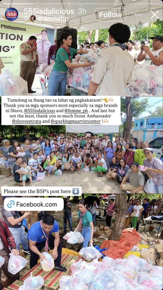 shuvee in 555’s ig story, akala ko ba ayaw na sakanya ng mga brands 🤭