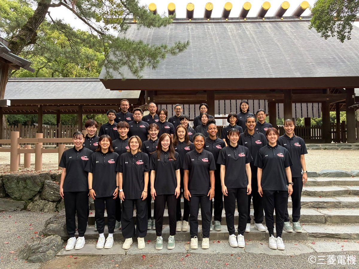 ＼必勝祈願🏆／

本日、熱田神宮にて #大樹生命 Wリーグ2025-26シーズンの必勝祈願を行いました。

チーム一丸となって今シーズンを戦い抜きます🔥

ご声援よろしくお願いします！

#三菱電機 #コアラーズ