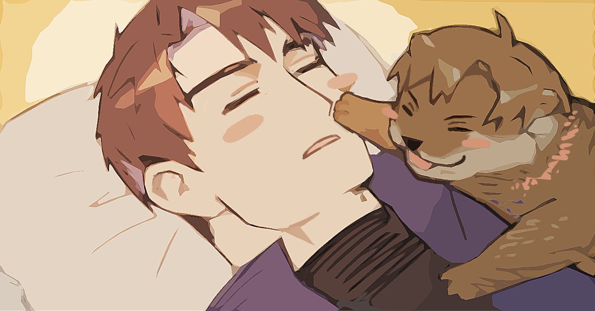 자는 재관이 뽁뽁 쓰다듬기