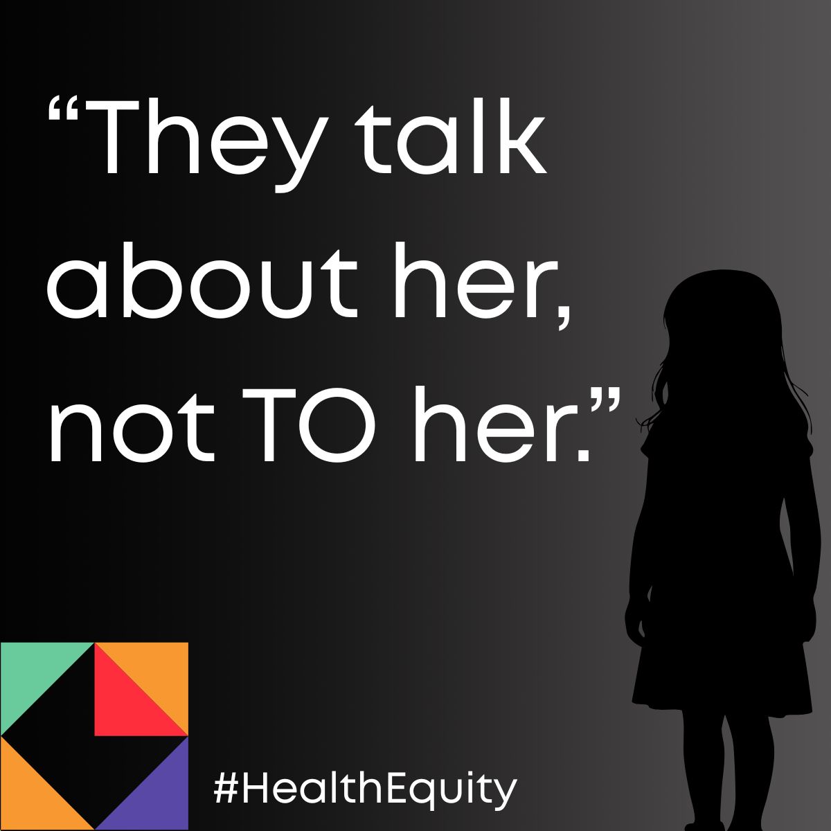 DSiupdate's tweet image. "They talk about her, not TO her." Only 1/3 feel they can decide their own care. This must change. zurl.co/KppKV  #DownSyndromeAwarenessMonth #HealthEquity