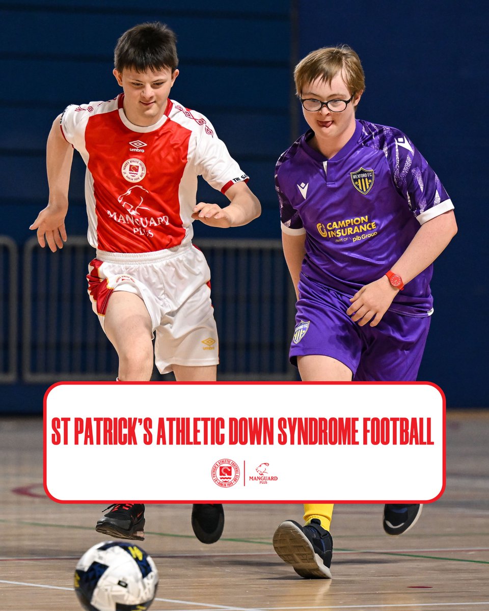 St Patrick's Athletic FC (@stpatsfc) on Twitter photo Our free Down Syndrome football sessions will take place every Thursday in Inchicore Sports Hall from 7-8pm, starting on Thursday October 16th
Registration ▶️ forms.office.com/Pages/Response…
#StPatsFC 🔴⚪️
📸 <a href="/sportsfile/">sportsfile</a> Our free Down Syndrome football sessions will take place every Thursday in Inchicore Sports Hall from 7-8pm, starting on Thursday October 16th
Registration ▶️ forms.office.com/Pages/Response…
#StPatsFC 🔴⚪️
📸 <a href="/sportsfile/">sportsfile</a>