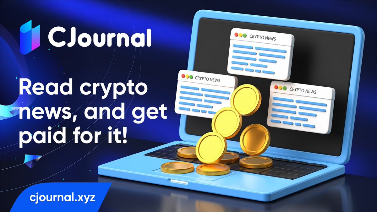 CjournalNews's tweet photo. 📰 Read crypto news, and get PAID for it! CJournal rewards you with tokens for staying informed.
💰📚 Why scroll for free when you can earn while learning about the latest #blockchain trends?
💎 Knowledge pays!
#ReadToEarn #CJournal $CJL $UCJL https://t.co/mVJeKgWPso
