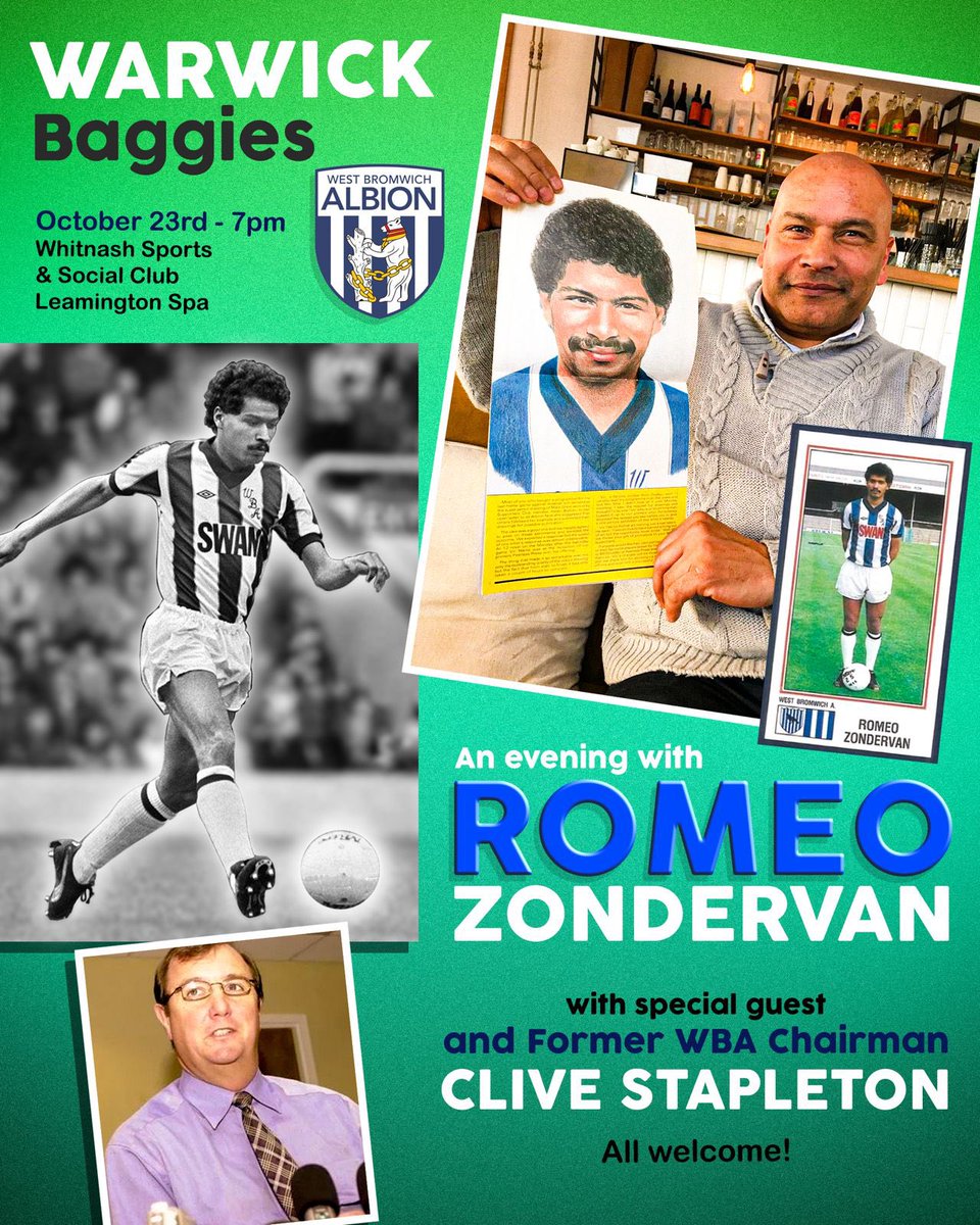 All welcome. #WBA <a href="/WbaFormer/">WBA Former Players</a> <a href="/WBAFoundation/">The Albion Foundation</a> <a href="/WBASCOFFICIAL/">WBA Supporters Club</a> <a href="/AllAlbionFans/">AllAlbionFans</a>
