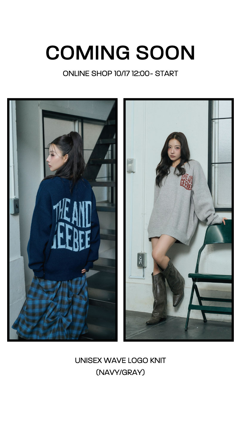 andgeebee unisex ウェーブロゴニット ブラウン andgeebee unisex ウェーブロゴニット ブラウン UNISEX ANDGB