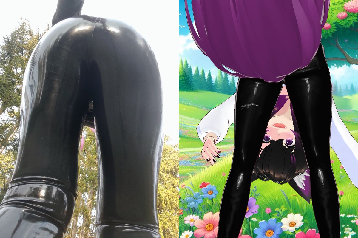yukiwantssushi's tweet photo. IRL vs. VTuber
#IRLvsVtuber #vtuber #gervtuber #irl #ecchi #latex https://t.co/vnxyTOhOtD