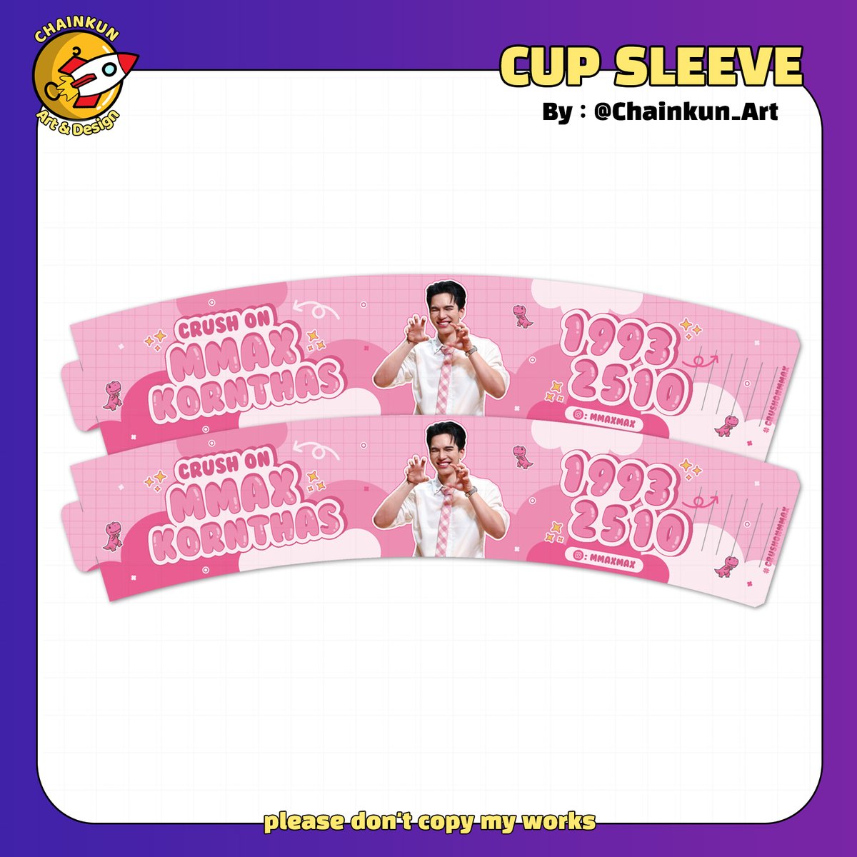 Chainkun_Art's tweet image. [#chainkunออกแบบ] รับออกแบบ cup sleeve 🦖🦕 #cupsleeve

รับออกแบบ คัพสลีฟ ที่ครอบแก้ว แก้วกระดาษ paper cup คาเฟ่วันเกิด food support ฟู๊ดซัพพอร์ท food truck coffee truck 

#mmaxmax #ไดโนกรธัสส์ #MaxNat #แม้กณฐ #ตลาดนัดDMD #รับออกแบบของแจก #ที่สามของเธอSeries #รับออกแบบgiveaway