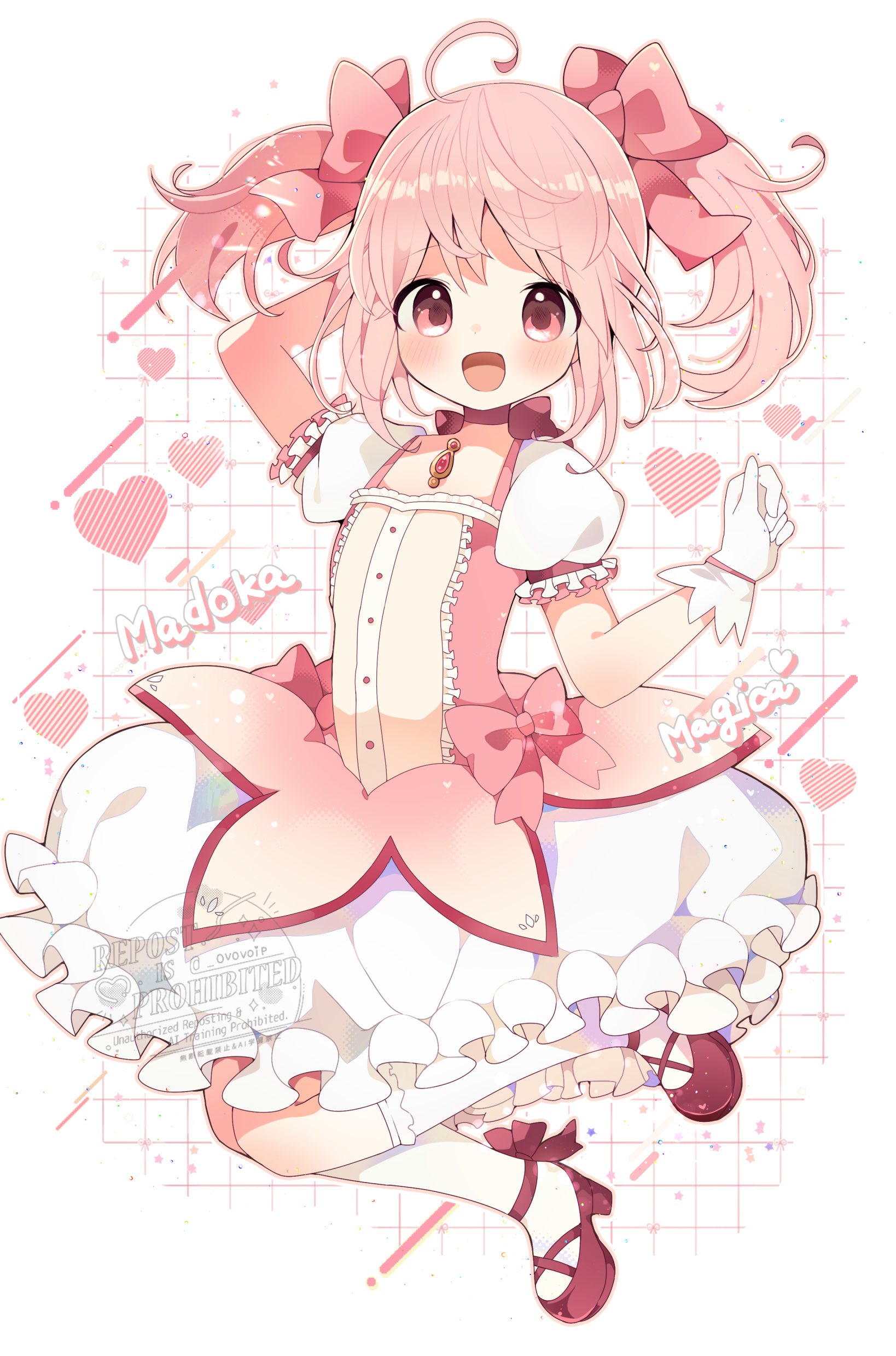 額入りイラスト　『melty sugar white』 🌸 Commission。 #skeb #illustration