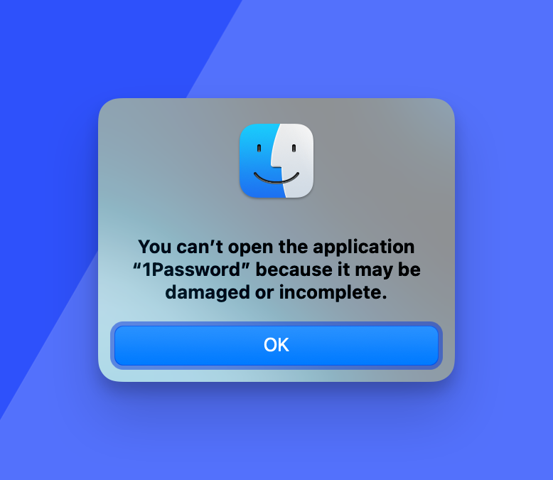 Clicked on "Update" and <a href="/1Password/">1Password</a> bricked itself 🫠