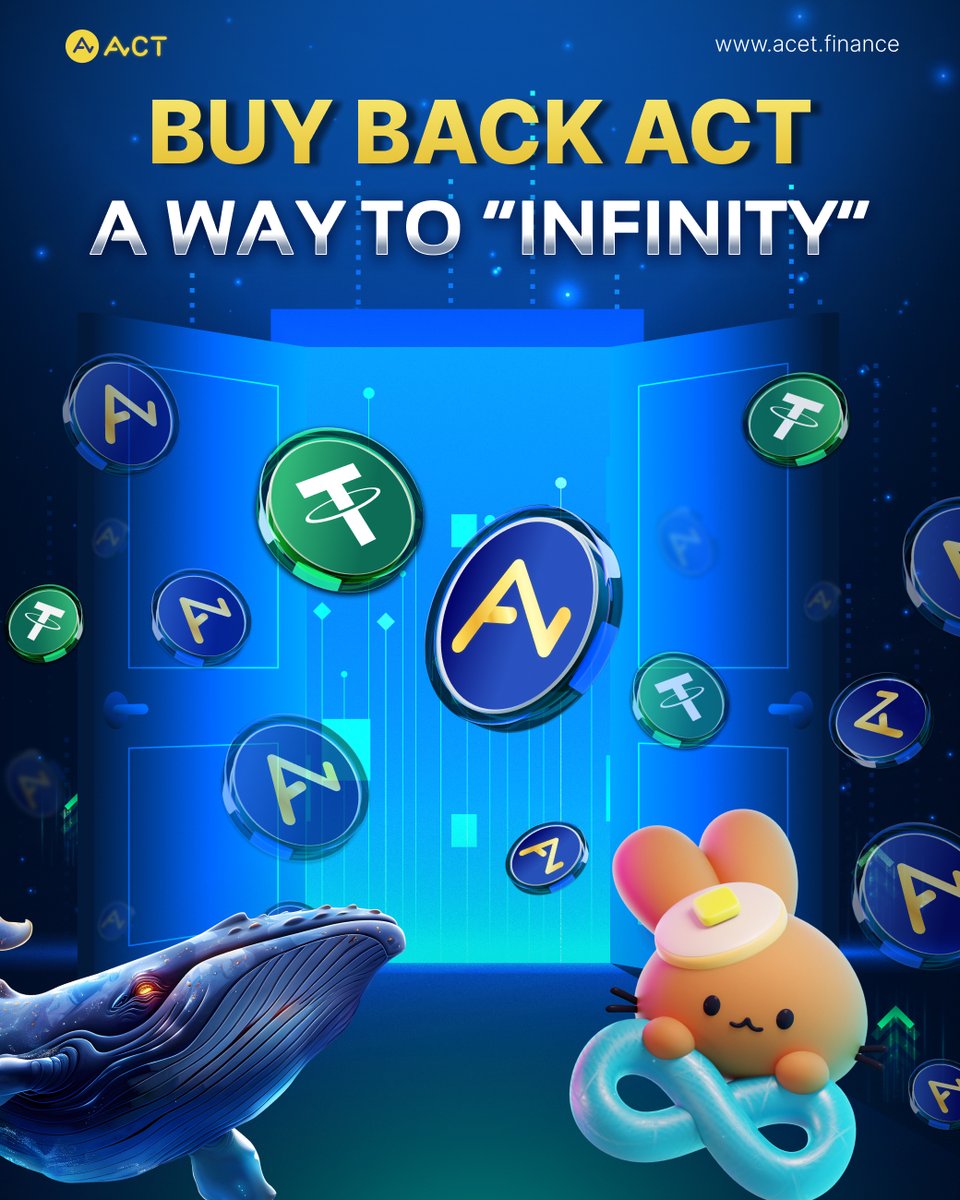 ACTDeFansFi's tweet photo. 💨 As $ACT moves forward, we will never leave anyone behind.

💪 If you’re still holding onto the ACT/BUSD trading pair on v2 or v3, we can turn it into a new asset through the “Buy Back by ACET Founder” campaign!

👉 Don’t get left behind! Apply for the Buy Back deal before your chances run out.

📍 Join the Buy Back campaign now: https://t.co/KTdIAaOnLO

📊 Check the latest $ACT price at: https://t.co/LTpk6p89q2 

Update: 07/10/2025, 09:00 AM (UTC)

Stay up-to-date by following us on:
X: https://t.co/tAqBNot9fP
Telegram: https://t.co/fEsGhARJKW
WhatsApp: https://t.co/JveFgKMsyD

$ACT #ACT #ACET #BuyBackACT #iHoldACT #ACTisThePeople #iDeologyCoin