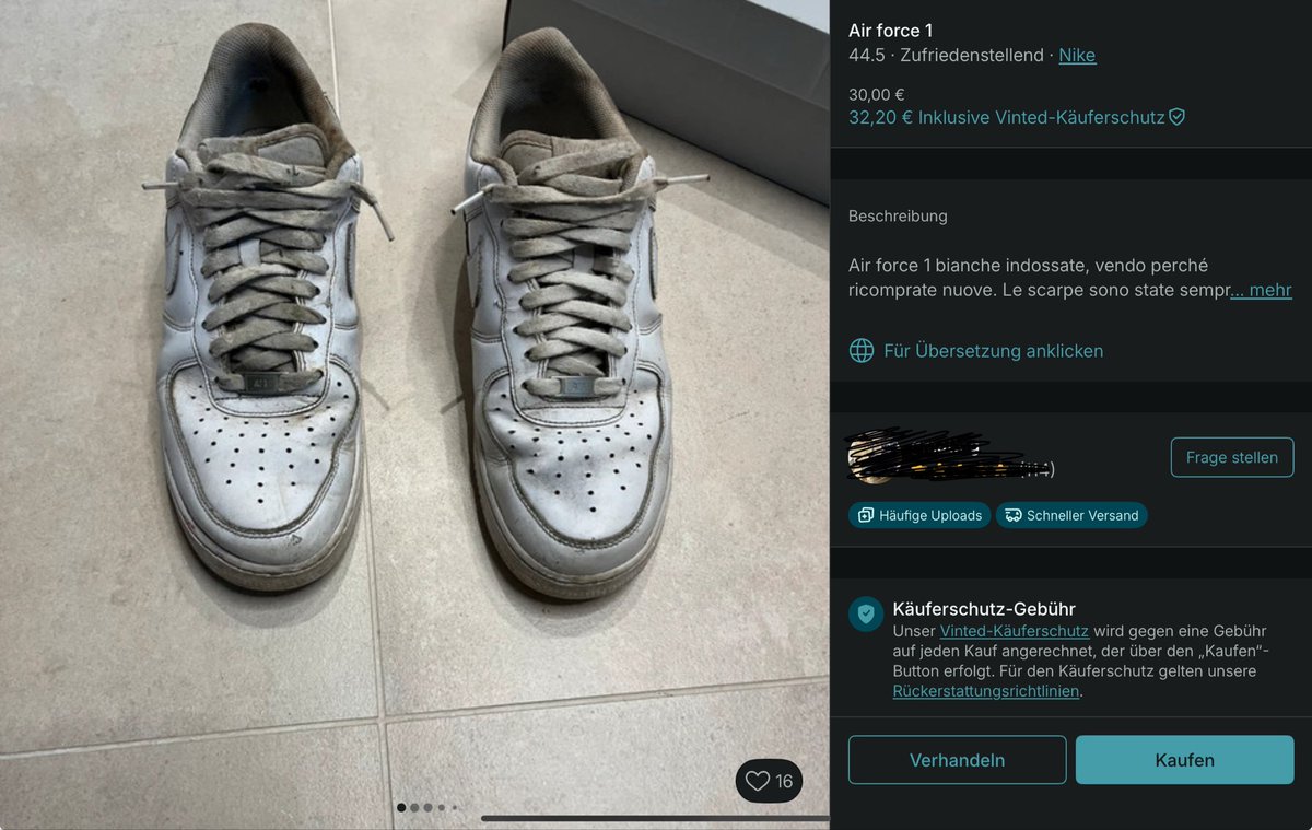 Wie können Leute sowas mit guten Gewissen auf Vinted hochladen