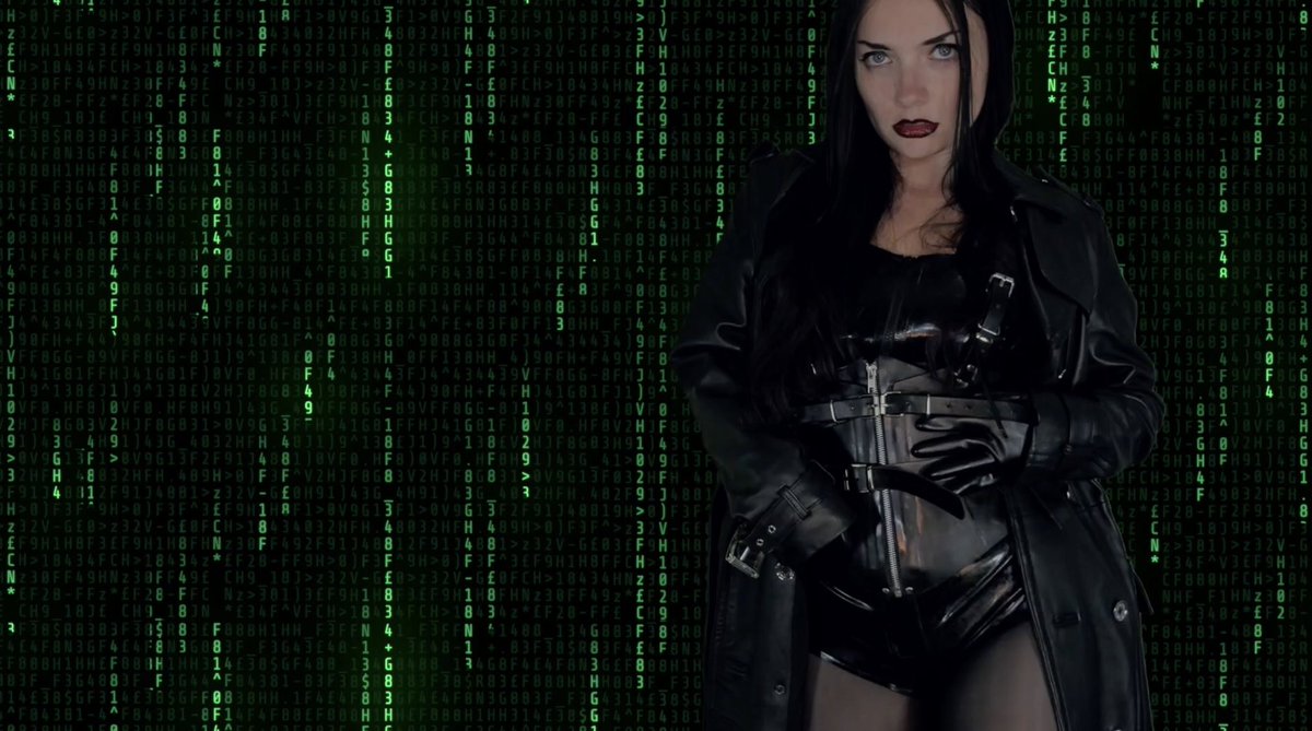 mjezebeth23's tweet photo. Been working on a little something titled ‘Mind Matrix’ for the past few weeks. Hoping to release it today or tomorrow! A 20+ min cinematic reality bending hypno ride clad in latex &amp; leather. 🖤😎🌀 https://t.co/Bc3mVIXXUF