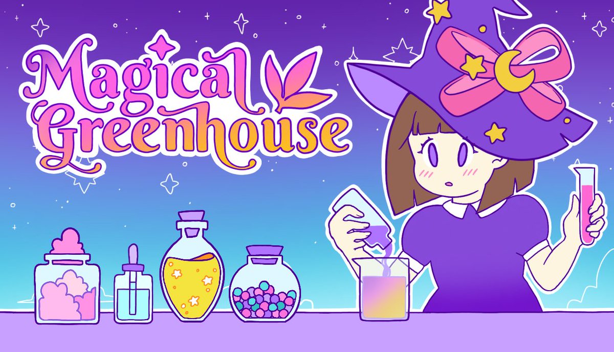 Lya_Mgtt's tweet image. To celebrate the launch of our Demo on Steam, here's Magical Greenhouse new Steam Capsule! ✨🌿🎮
#indiegames #cozygames #gamedevs #wishlistwednesday #SteamNextFest