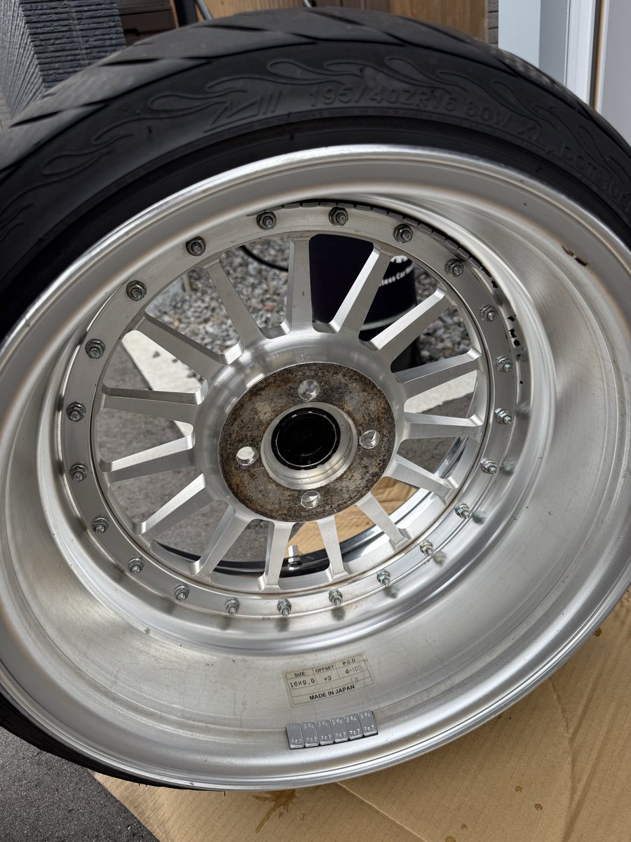 fuyu_4a2u's tweet image. バラマンディ　RAYCOD
16インチ9j+3
タイヤ　ファイナリスト
195/40r16

17万！！
話早ければ値下げもあり？！！
発送可！！(北海道から)