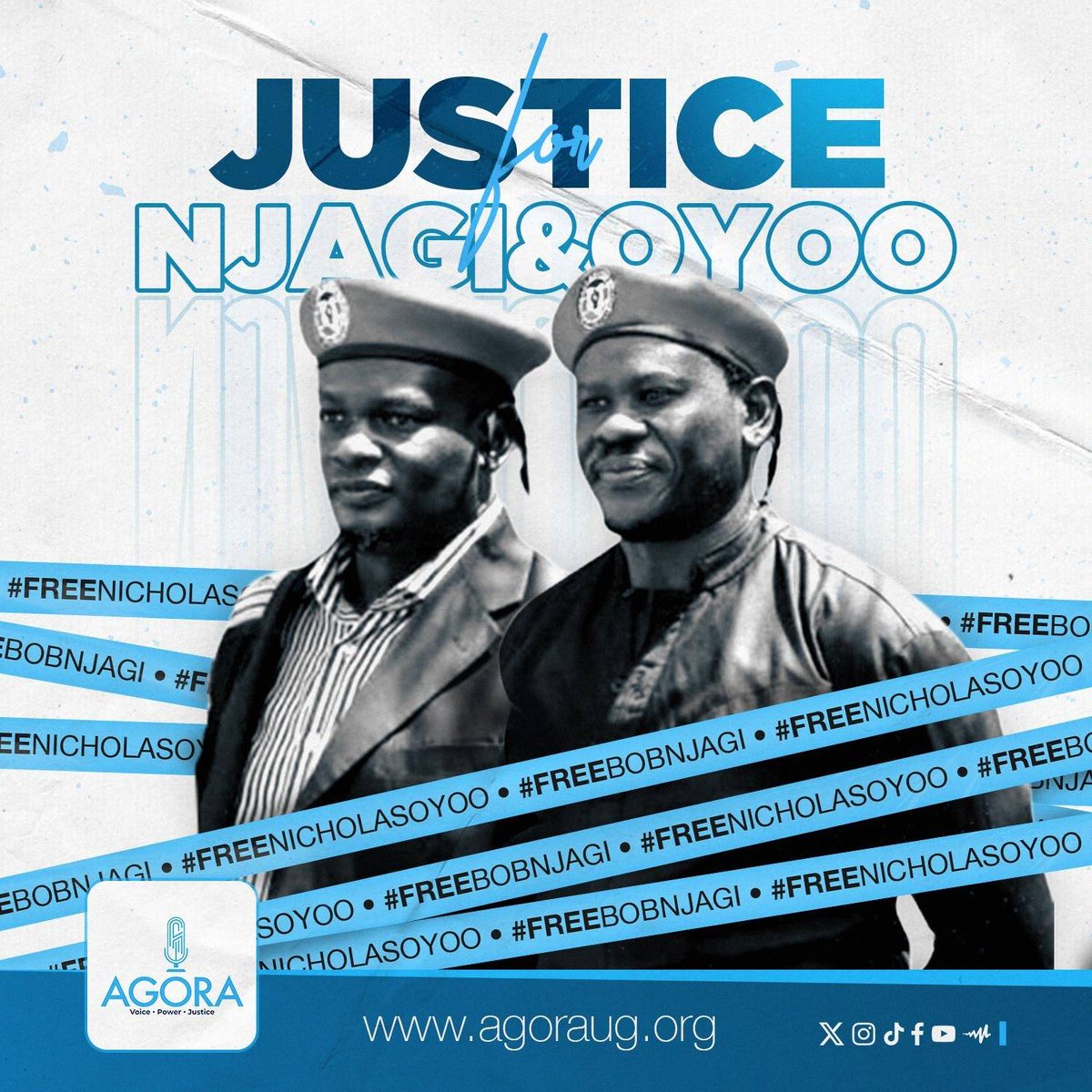 #FreeBobNjagi #FreeNicholasOyoo #EndAbductionsEA