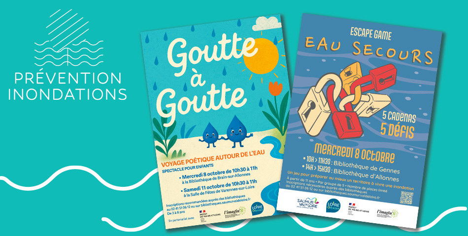 💧Résilience |

À l’occasion de la #JournéeDeLaRésilience et de la #FeteDeLaScience, Saumur Val de Loire et Loire Odyssée proposent jeux, ateliers et animations autour de l’#eau et du risque d’#inondation 

Sensibiliser, comprendre, agir 💪

+d'infos sur : urlr.me/ryAG35