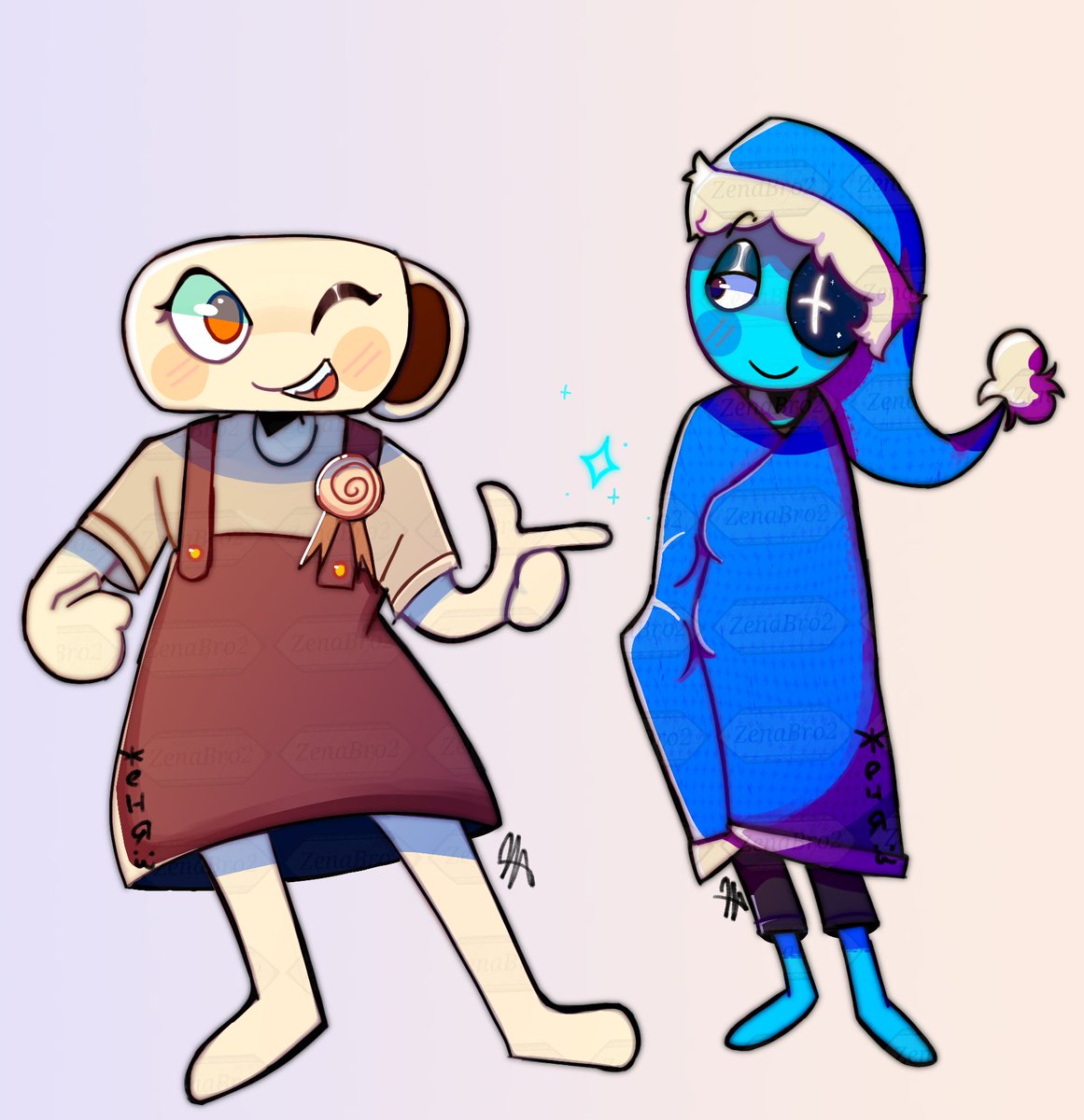 Решила нарисовать всех мейнов из мира дэнди 
Кого из мейнов рисовать в следующем?
#dandysworldfanart  #DandyWorld