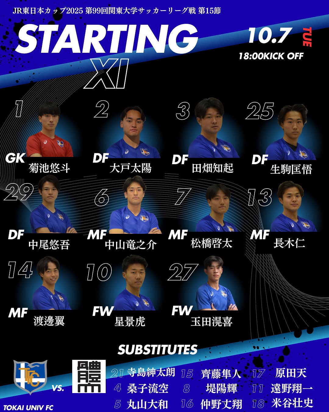 東海大学 体育会サッカー部 ベンチウォーマー 東海大相模サッカー部 ベンチコート 東海大学 体育会サッカー部