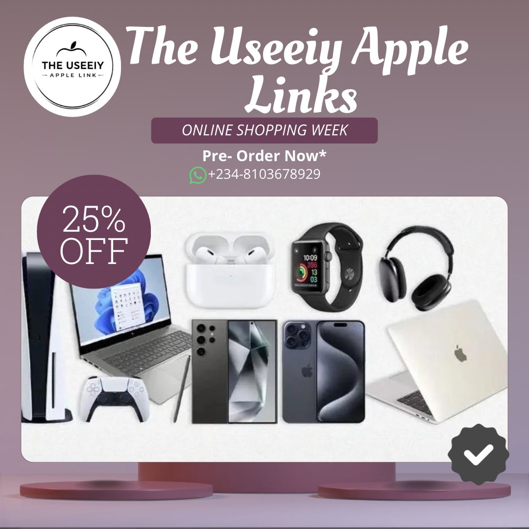 theuseeiy's tweet photo. Unlock an Unforgettable Shopping Experience 🛍️🛒🏪! 
Place your order now and enjoy an exclusive 25% discount, plus discover the cutting-edge features of our products 🥰😇. Our price list is coming soon…. Stay tuned for updates! 🔔🚨 For more information, contact us at +23481036 https://t.co/QweiUPeUlB