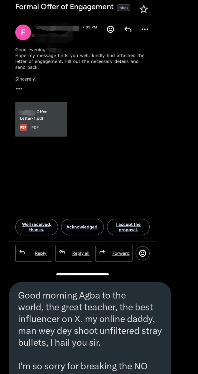 jon_d_doe's tweet photo. Congratulations man.

Please you can be like him.

Kindly register with @iamqueenese, learn video editing, and upscale your skill and portfolio.

See how he got a better job, just with what he learnt from her.

Let God be praised 🙏. https://t.co/MQoPBPtEj8