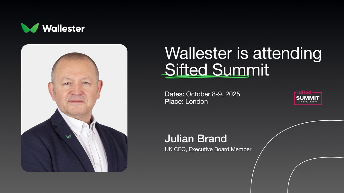 Wallester (@wallester_com) on Twitter photo #Wallester is heading to London for #SiftedSummit 2025 (8–9 Oct) 🇬🇧
Wallester UK CEO Julian Brand is joining founders, operators & investors for 2 days of discussions about the future of European Tech.
See you there!
#WallesterBusiness #Sifted #Wallester is heading to London for #SiftedSummit 2025 (8–9 Oct) 🇬🇧
Wallester UK CEO Julian Brand is joining founders, operators & investors for 2 days of discussions about the future of European Tech.
See you there!
#WallesterBusiness #Sifted